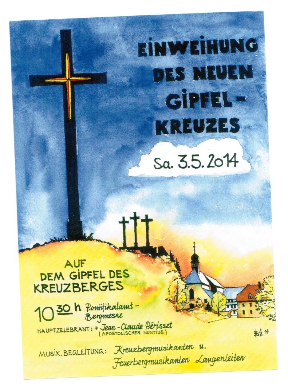 Plakat Weihe Gipfelkreuz