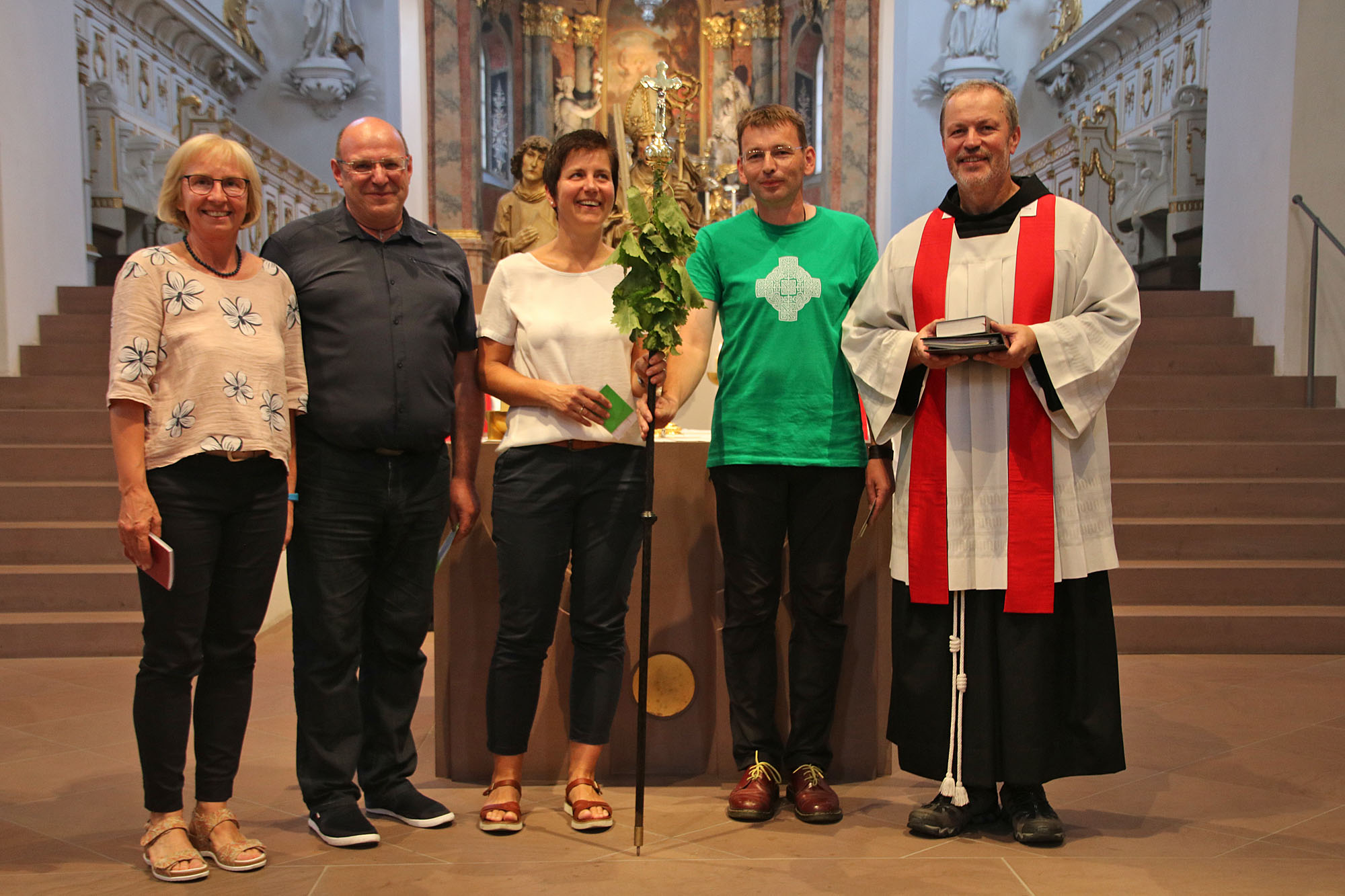 Übergabe Pilgerstab